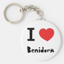 I Liebe Benidorm Schlüsselanhänger