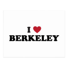 I Liebe Berkeley Kalifornien Postkarten