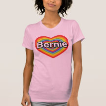 I Liebe Bernie: Regenbogenherz Shirts