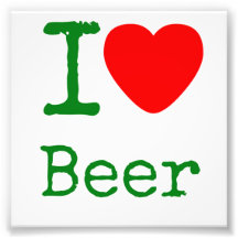 I Liebe-Bier Kunst Foto