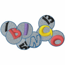 I Liebe-Bingo Bestickte Jacke