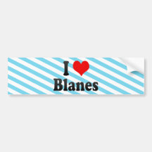 I Liebe Blanes, Spanien Auto Sticker