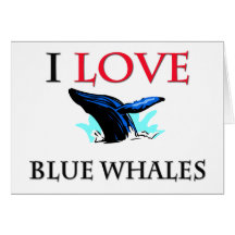I Liebe-Blauwale Karten
