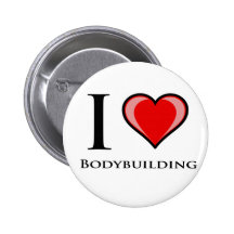 I Liebe-Bodybuilding Button
