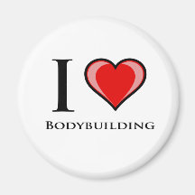 I Liebe-Bodybuilding Magnete