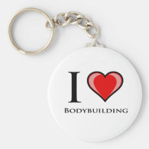 I Liebe-Bodybuilding Schlüsselbänder