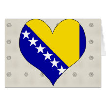 I Liebe Bosnien-Herzegowina Karten