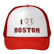 I Liebe-Boston-Hut Baseballkappe