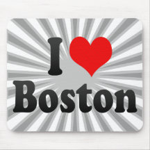 I Liebe Boston Mauspad