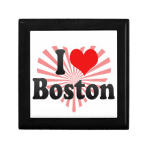 I Liebe Boston Modeschmuckschachtel