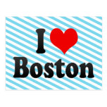 I Liebe Boston Postkarten