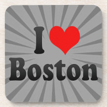 I Liebe Boston Untersetzer