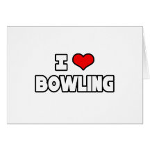 I Liebe-Bowling Karten