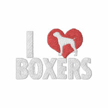 I Liebe-Boxer-Frauen Besticktes Shirt