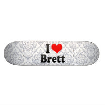 I Liebe Brett Personalisiertes Skatedeck