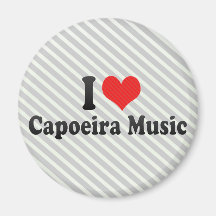 I Liebe Capoeira Musik Kühlschrankmagnet