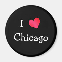I Liebe Chicago Kühlschrankmagnet