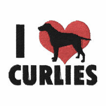 I Liebe-Curlies gesticktes Hemd (T-Shirt)