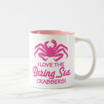 I LIEBE DAS BERING-MEER CRABBERS! TEE TASSE
