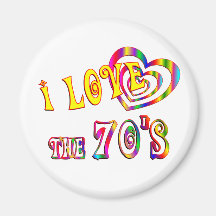 I Liebe der 70er Magnete
