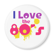 I Liebe der 80er magnete
