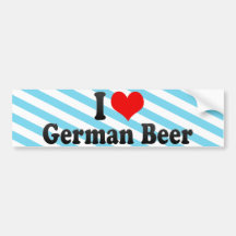 I Liebe-Deutsch-Bier Auto Aufkleber