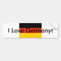 I Liebe Deutschland! Autoaufkleber