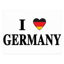I Liebe Deutschland Postkarten