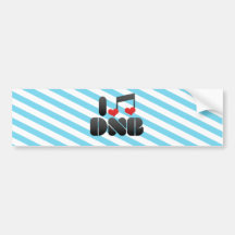 I Liebe DNB Autosticker