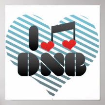 I Liebe DNB Posterdrucke