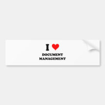 I Liebe-Dokumenten-Management Autosticker