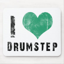 I Liebe Drumstep Mauspad
