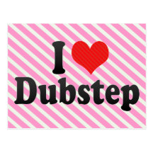 I Liebe Dubstep Postkarten