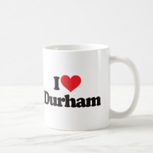 I Liebe Durham Kaffee Haferl