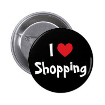 I Liebe-Einkauf Button