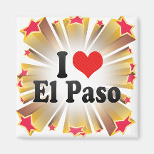 I Liebe El Paso Kühlschrankmagnete