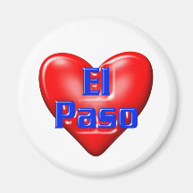 I Liebe El Paso Magnete