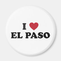 I Liebe El Paso Texas Magnete