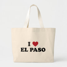 I Liebe El Paso Texas Tasche