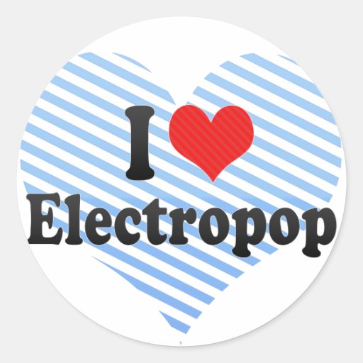 I Liebe Electropop Sticker