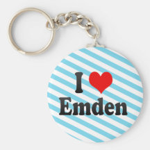 I Liebe Emden, Deutschland Schlüsselanhänger