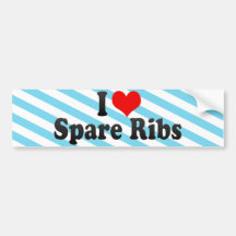 I Liebe-Ersatzrippen Auto Sticker