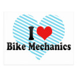 I Liebe-Fahrrad-Mechaniker Postkarte