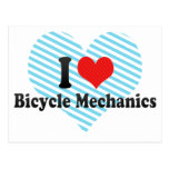 I Liebe-Fahrrad-Mechaniker Postkarte