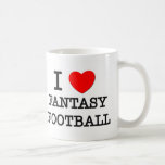 I Liebe-Fantasie-Fußball Tee Tassen