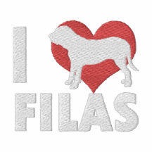 I Liebe-Filas gesticktes langes Hülsen-T-Shirt