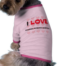 I LIEBE-FISCHEREI-FORSCHUNGS-WISSENSCHAFTLER HUNDE T SHIRT