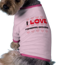 I LIEBE-FISCHEREI-OFFIZIERE HUND SHIRTS
