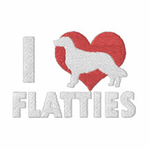 I Liebe-Flatties gesticktes langes Hülsen-T-Shirt