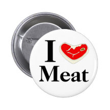 I Liebe-Fleisch-Knopf Anstecknadelbuttons